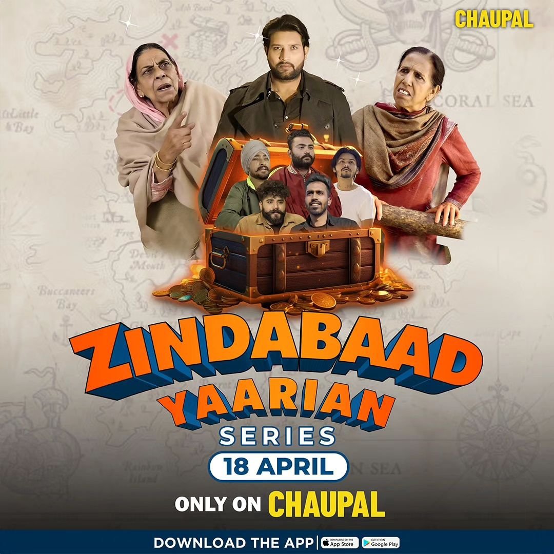 Punjabi series #ZindabaadYaarian premieres April 18th on @ChaupalApp. #NirmalRishi #DipakArora #VictorJohn #GurpreetKaur