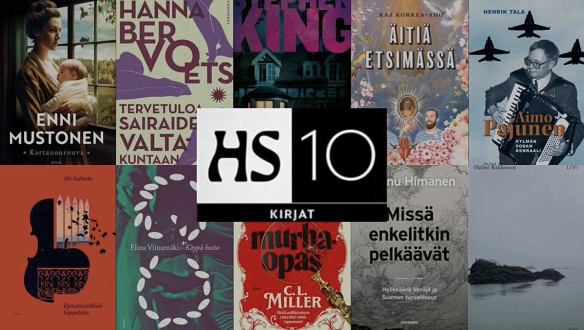 Himantero's tweet photo. .@hsfi:n kriitikot valitsivat viime viikkojen kymmenen kiinnostavinta kirjaa. Ja kappas, #Enkelit on luettelossa kakkosena. Hieman sanattomaksi vetää.
https://t.co/l4hRbTy8I8 https://t.co/cYdWoM0HX6