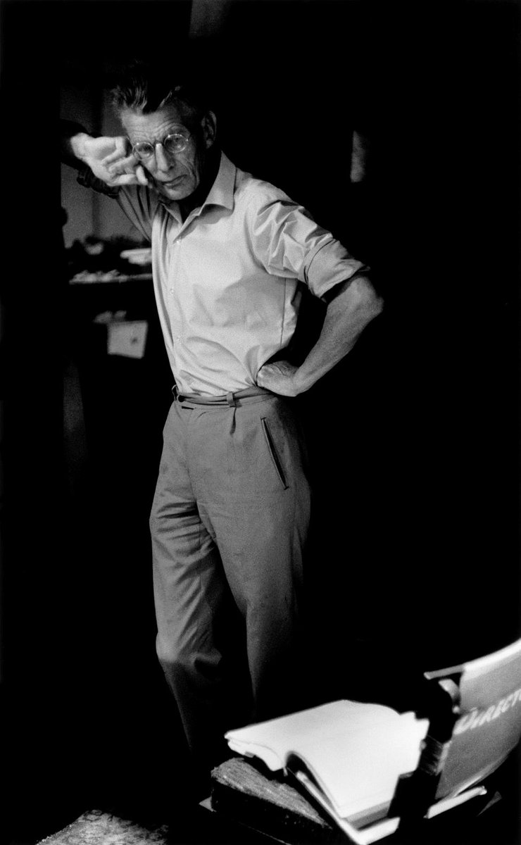 « The tears of the world are a constant quantity. For each one who begins to weep somewhere else another stops. The same is true of the laugh.. » SAMUEL BECKETT April 13, 1906 – December 22, 1989 Samuel Beckett by  Steve Schapiro