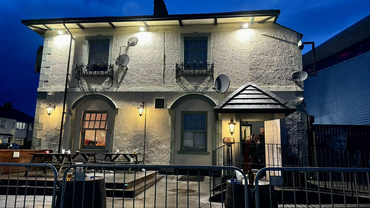 Wishing we were back here at the Turf <a href="/Wrexham_AFC/">Wrexham AFC</a> but thanks to Mark and the gang for bringing the lively broadcast into our house here in San Diego! #Wrexham #WXMFGR