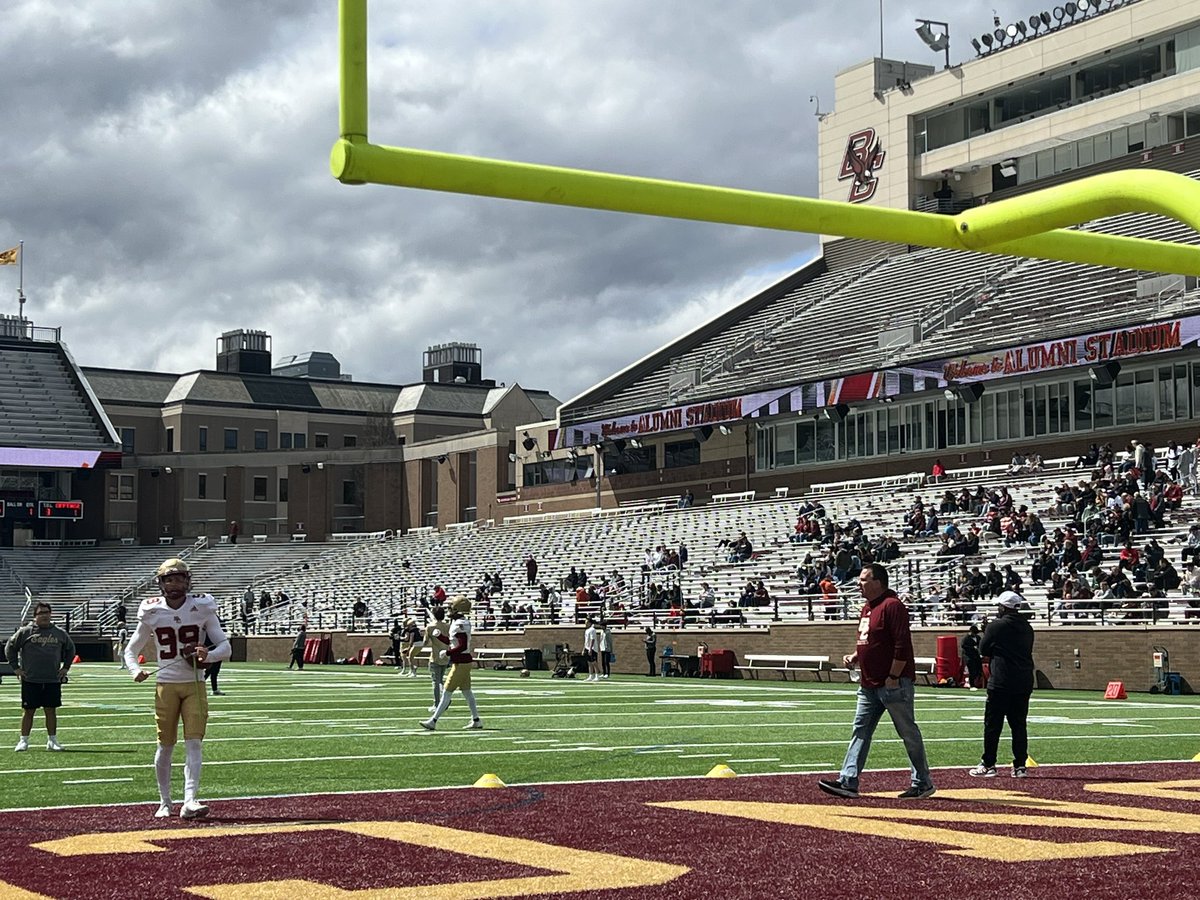 smars319's tweet image. Scenes and sounds early on at the Spring Game. Warmups coming soon!! @BCFootball @BarstoolBC @BCFootballFans #wearebc #forboston #forbostonalways #earnit #bceagles #bcfb #springgame