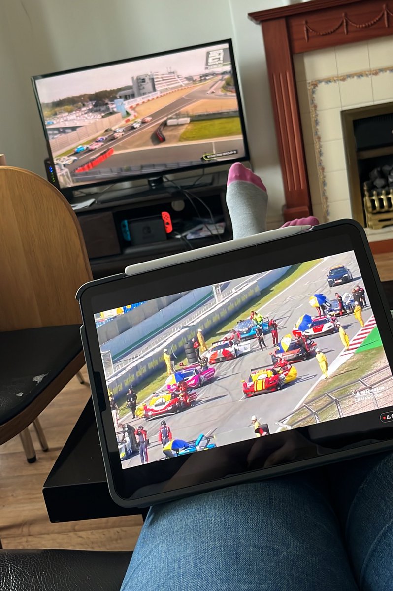 started the day with #MisanoEPrix and #ELMS , now following it with #NLS and #LMC #BarcelonaRound and then i’ve got #AmericasGP tonight! what a day! and then we all go again tomorrow 😂