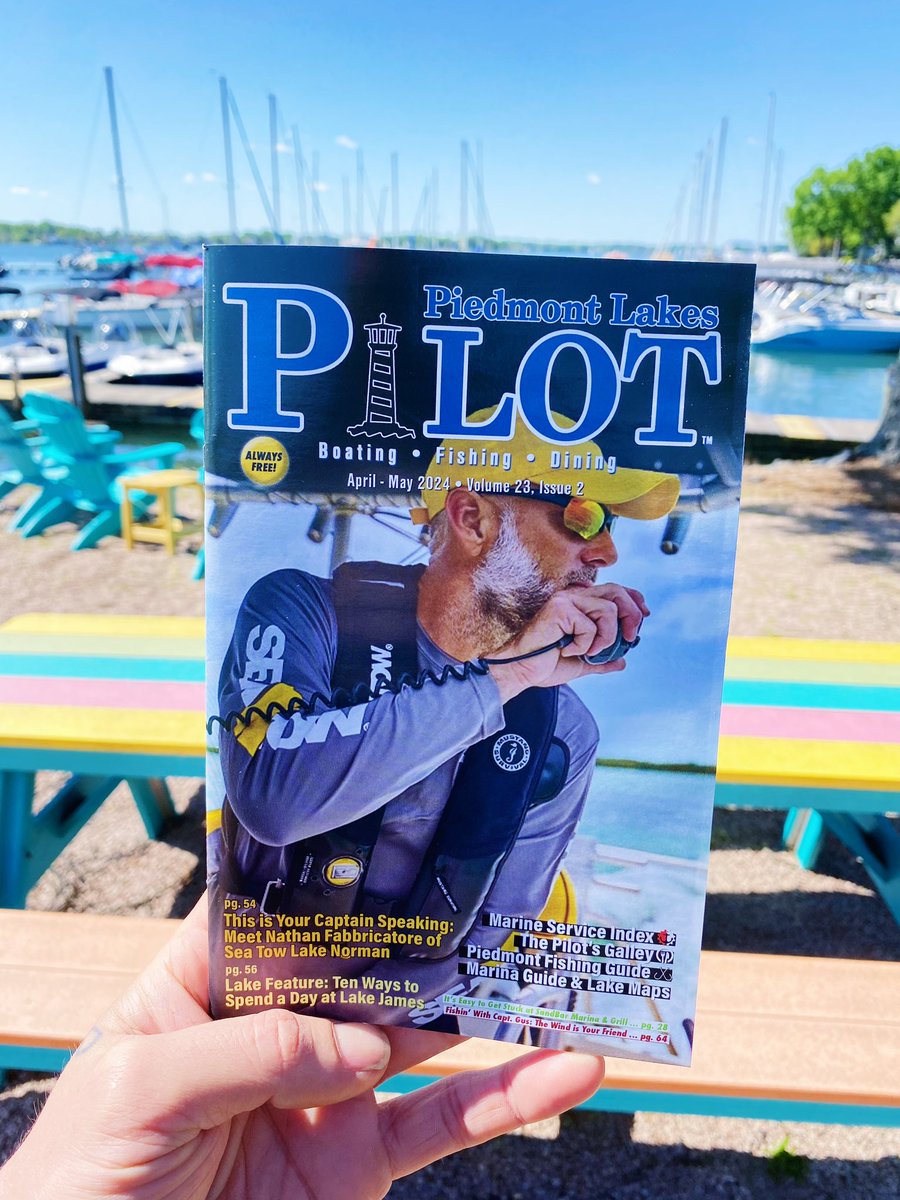 A beautiful weekend to pick up the newest copy of Piedmont Lakes Pilot 🌊 Get out there and grab yours today: piedmontlakespilot.com/about-piedmont…