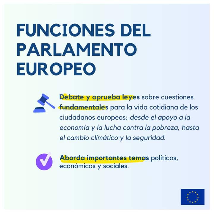 🙋🏻‍♀️🙋🏽‍♂️ ¿Qué es el #ParlamentoEuropeo? ¿Qué poderes tiene? 🤔 ↔️ ¡Desliza y conoce más sobre esta asamblea parlamentaria multinacional única en el mundo! ➡elections.europa.eu/es/how-electio… #EleccionesUE2024 #EUElections2024 #ThislsTheEU #UsaTuVoto #UseYourVote #UniónEuropea #EU