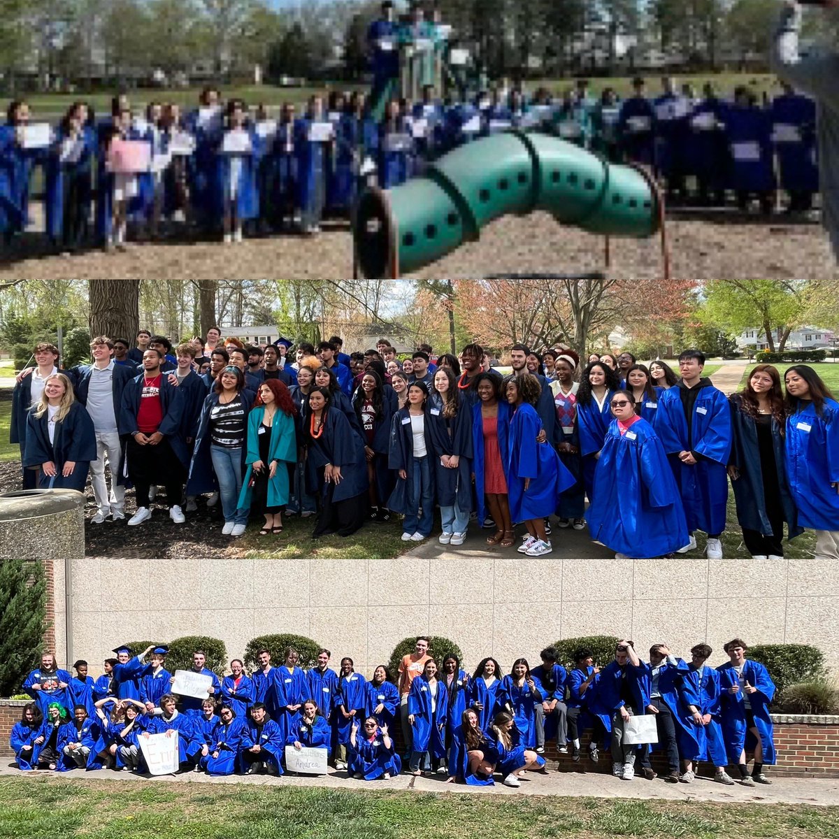 JRTPrincipal's tweet photo. Senior Walk pics! (📸 credit: Ms. Steele) https://t.co/09MPvvzjCZ