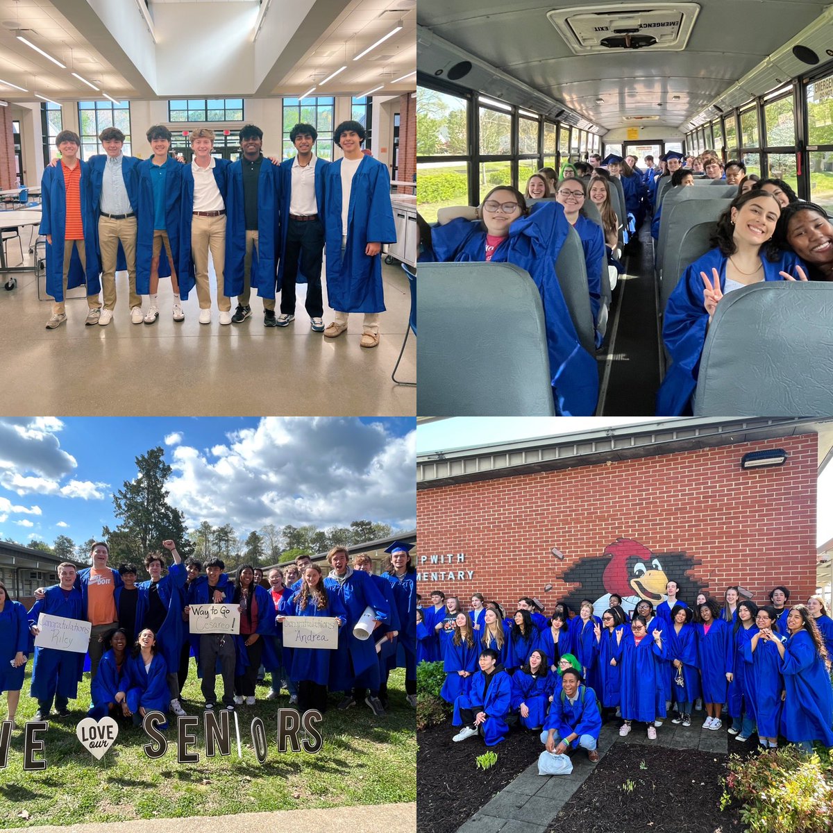 JRTPrincipal's tweet photo. Senior Walk pics! (📸 credit: Ms. Steele) https://t.co/09MPvvzjCZ