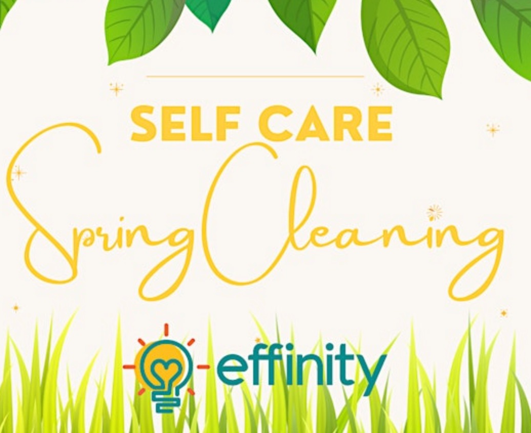 EffinityT's tweet photo. Ready to refresh your self-care routine? Join us for 'Self Care Spring Cleaning' on Thursday, April 25, from 2-3 pm EDT. 

Link Below: 
https://t.co/QheggziUwL https://t.co/5a1Ghielba