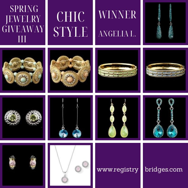 📣Happy Saturday all & Congratulations to our Spring Jewelry Giveaway III winner - Angelia L.!🎊