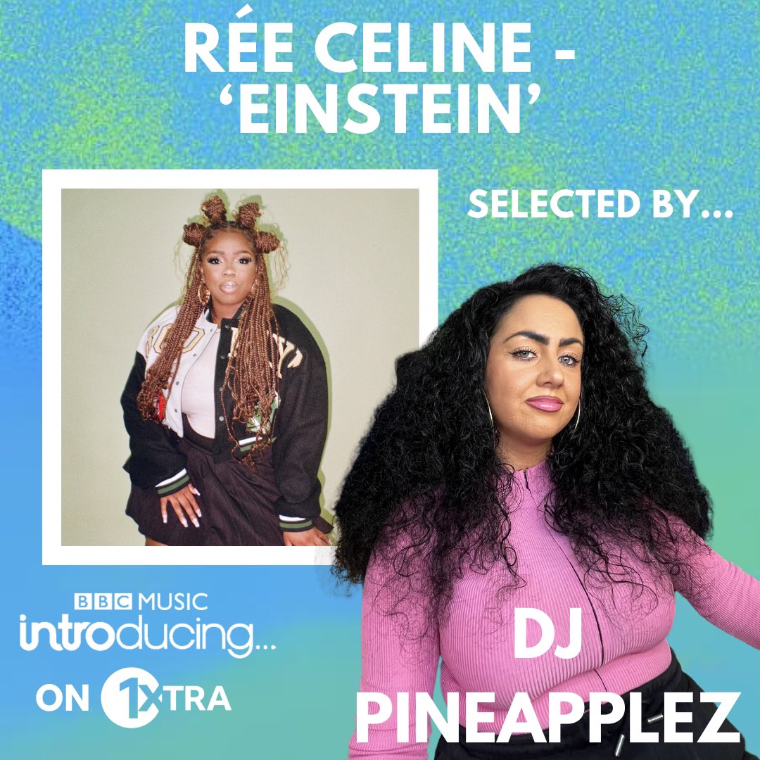 On <a href="/bbc1xtra/">1Xtra</a> for <a href="/bbcintroducing/">BBC Music Introducing</a> at 10pm tomorrow night playing the incredible <a href="/reeceline_/">RÉE CELINE</a> track ‘Einstein’ as my UK R&amp;B track that everyone needs to hear!❤️🔥