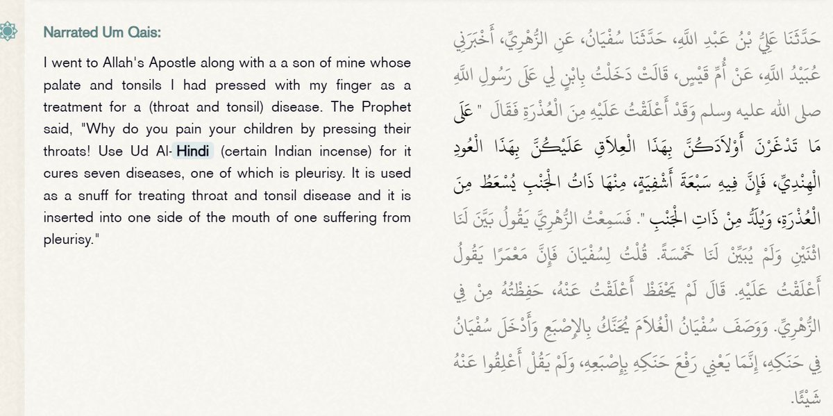 When Prophet Muhammad himself recommended Ayurveda: Early Muslims were very primitive and they did not know any treatment for tonsils. They used to press throats of their afflicted children. Muhammad asked Arabs to use 'Ud Al-Hindi' for treatment of throat and lung diseases.…