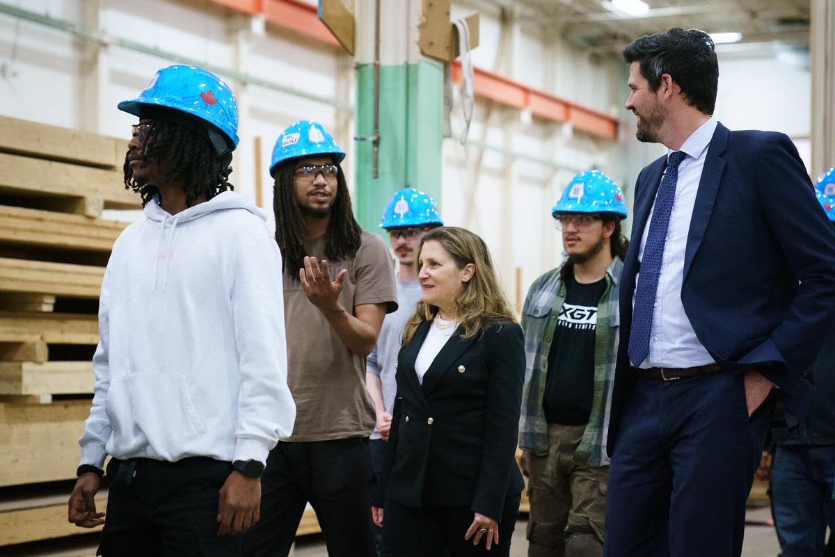 cafreeland's tweet photo. We have a real, tangible plan to help younger Canadians get those first keys of their own. Through Budget 2024, we’re making significant investments to turbocharge the building of new homes and ensure that Canadians can more easily afford their rent or buy a home. https://t.co/hev0EvtLLb