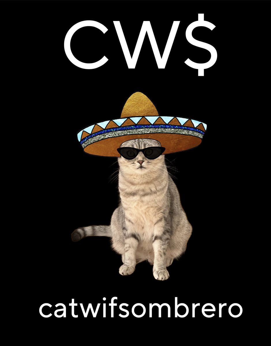 popeyespinachc's tweet image. Soon @ BASE 🚀

Cat wif Sombrero

a real existing cats world

#Nevi_thecat 
#baseblockchain #BaseMemecoin #basecrypto #BaseChain #memecoin #Memecoin2024 #l7_global @L7_Global @CoinMarketCap @CoingraphNews