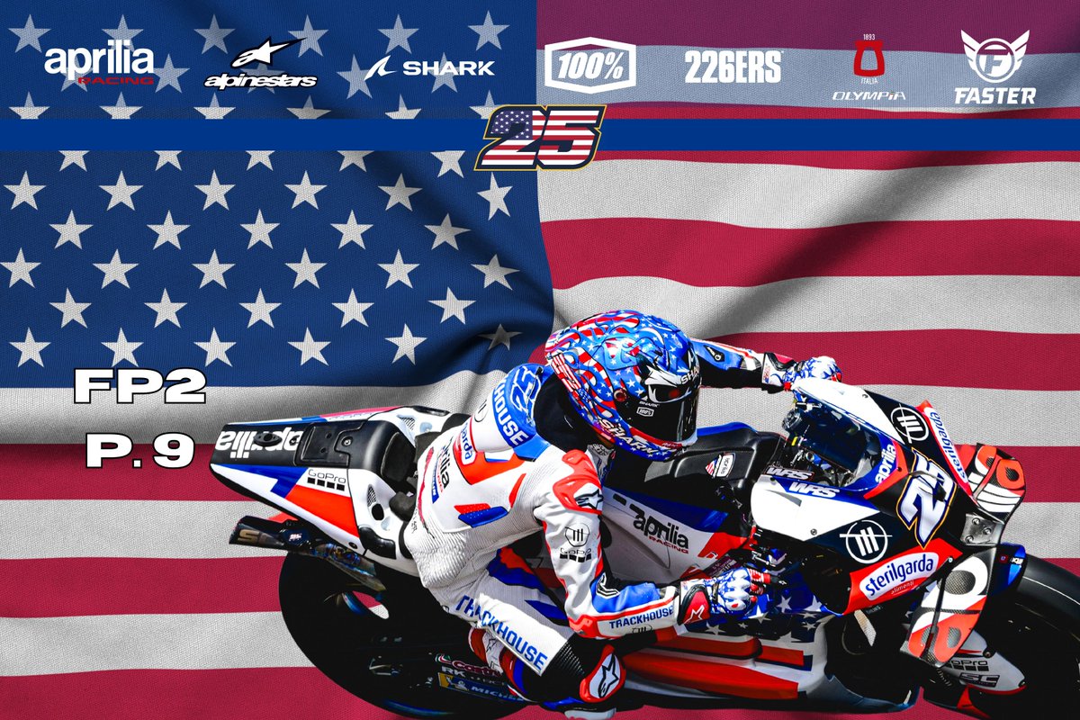 #𝐀𝐌𝐄𝐑𝐈𝐂𝐀𝐒𝐆𝐏 🇺🇸 𝗙𝗥𝗘𝗘 𝗣𝗥𝗔𝗖𝗧𝗜𝗖𝗘 𝟮 - 𝗣. 𝟵 #RF25 🔥🚀 #MotoGP #Allin25 #RF25FanClub