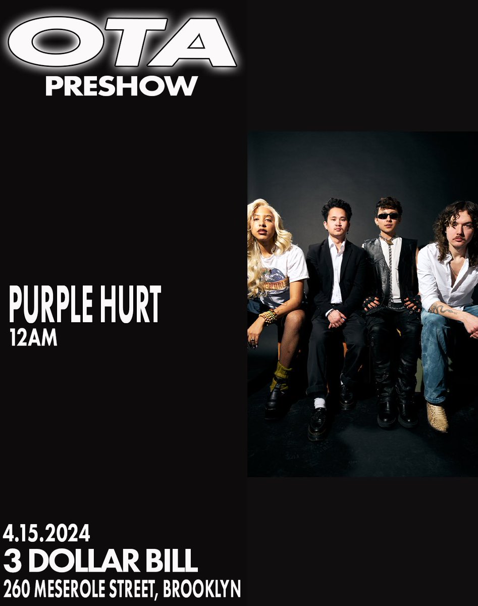 PurpleHurtMe's tweet photo. PH x OTA 
3/15 https://t.co/M5gdwgl7D6