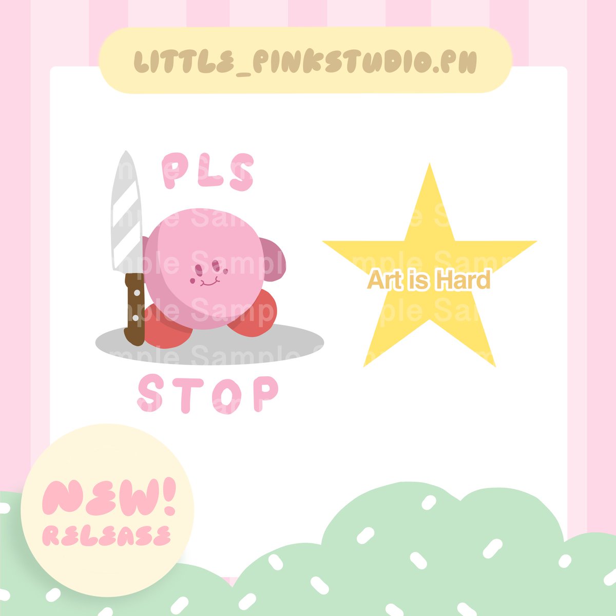 Littpinkstudio's tweet photo. 🎀sticker flakes (php 30 ea) https://t.co/HHZT3w5Pdu