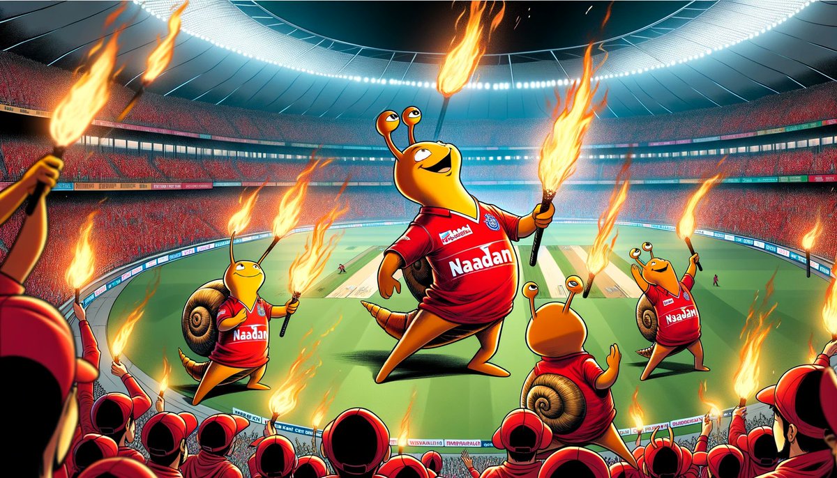 AiArtistNAADAN's tweet photo. As Rajasthan gets ready to chase 149 runs, watch our team perform fire dance to entertain the audience in Mohali.
#PBKSvsRR #RRvsPBKS #TataIPL #Ipl2024 #aiart #livecomics #NaadanComics https://t.co/xtO0DHXvUe