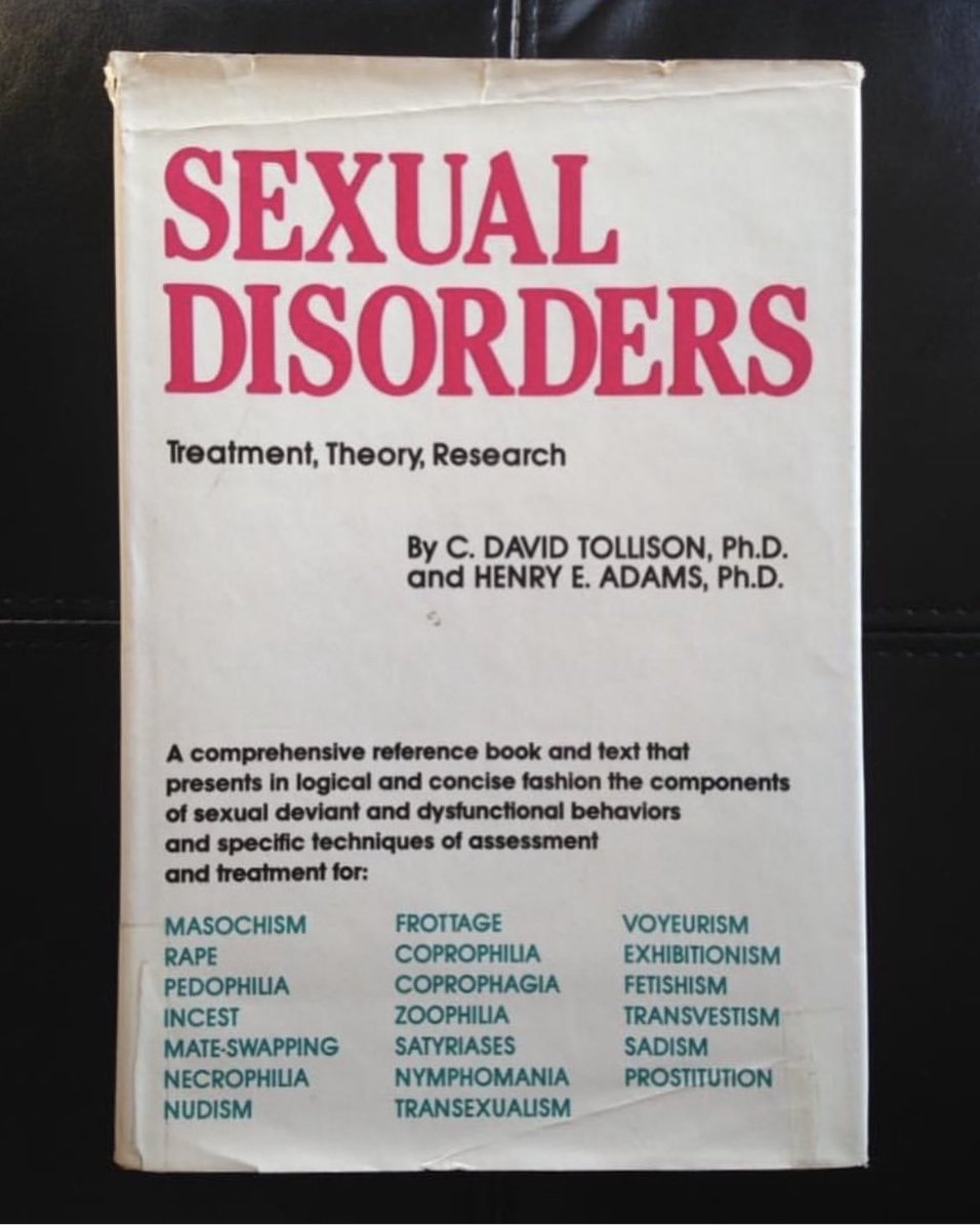 How many of you would have been diagnosed with a sexual disorder 50 years ago according to this textbook published in 1972?