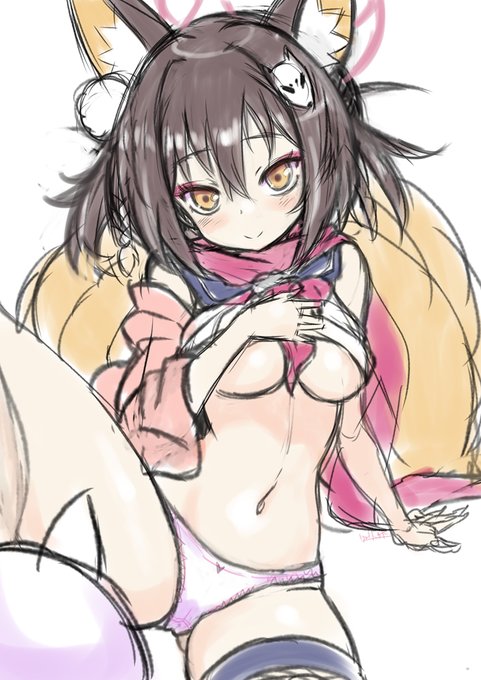 いずなおなか～φ(・ω・ ) 