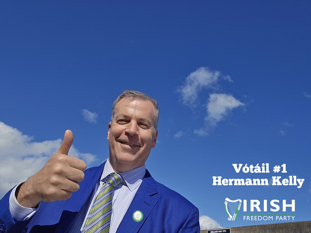 Blue skies ahead for the Irish Freedom Party. @IrexitFreedom #AFreePeopleInAFreeCountry