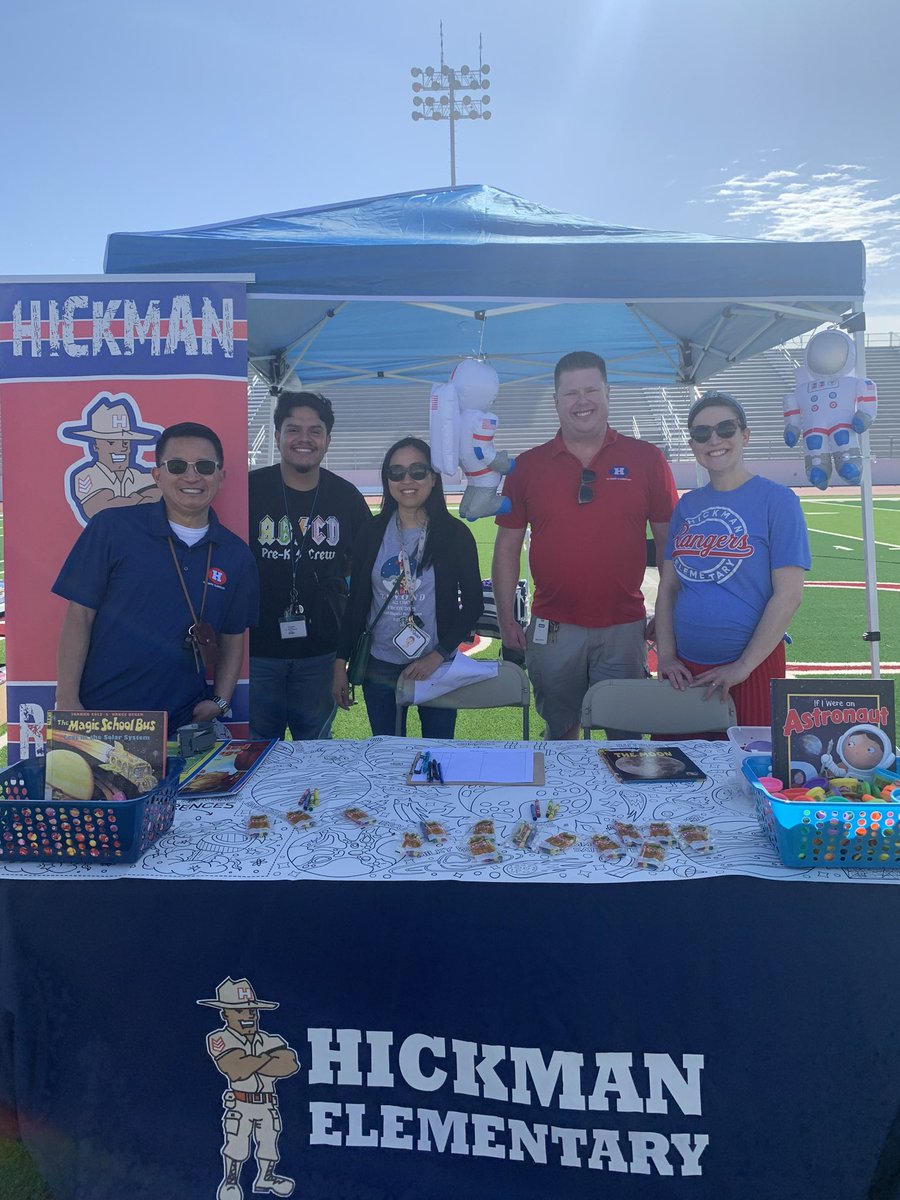 Come see us at the #ExploreGISD event over here at Williams Stadium until 2:00 today! #RangersLeadTheWay