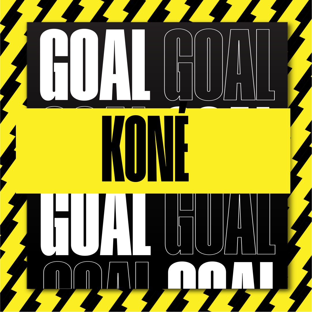 Koné scores ⚽️