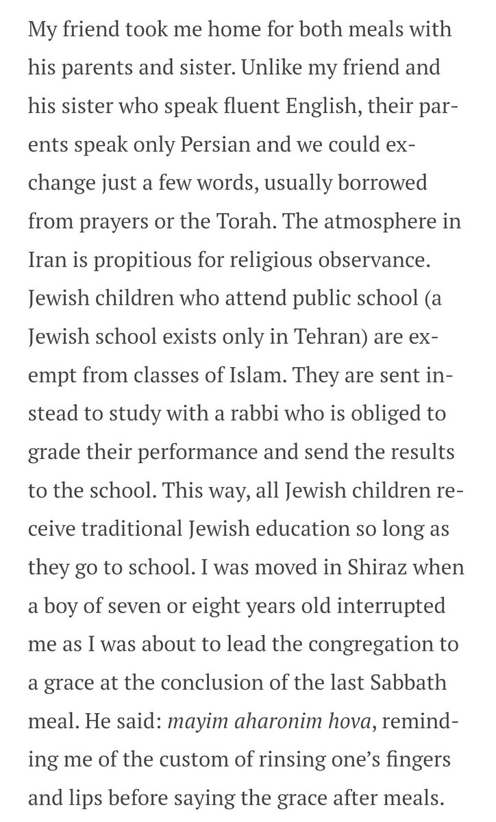The state of Iran actually pays for Jewish children to attend Hebrew classes. mondoweiss.net/2017/02/jews-i…