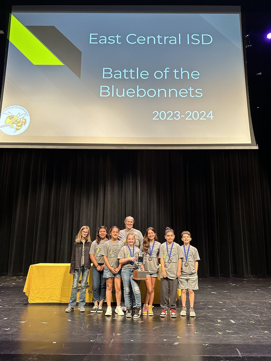 OakCrestStinger's tweet photo. Beyond proud of our OC Stingers! All of their hard work paid off! #1st place @ECISDtweets https://t.co/qpn1Vh4rkL