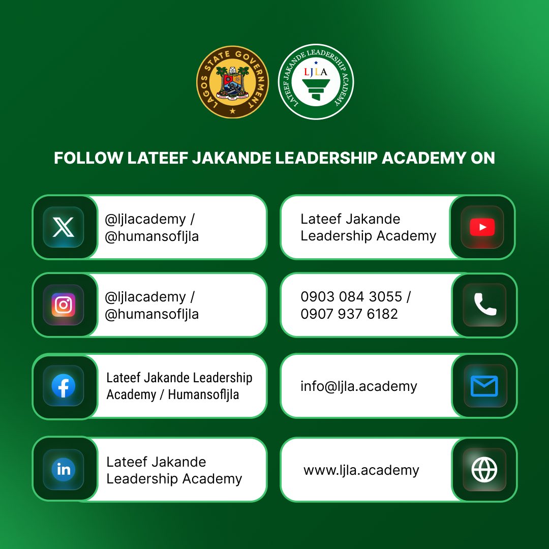 Kindly follow us on all our social media pages.
<a href="/ayisatagbaje/">Ayisat Olabimpé Agbájé</a>