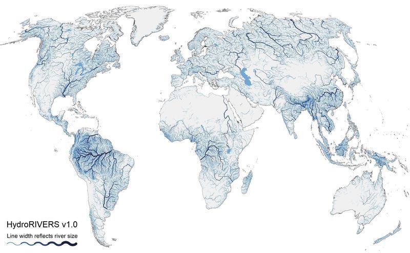HydroATLAS: base cartografíca para estudios hidrológicos buff.ly/3vUphVp