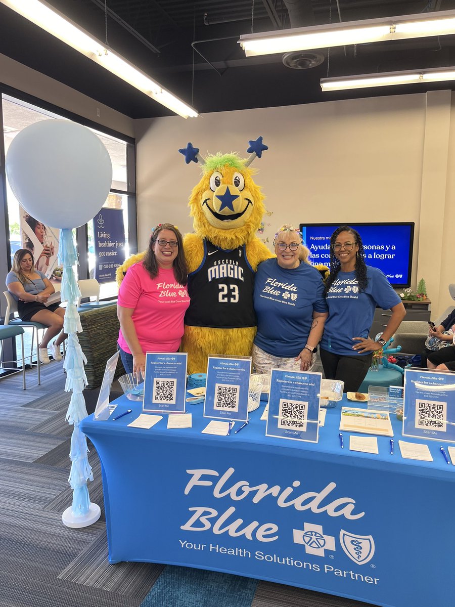 SWISH had a great time at the Ready, Set, Bloom! Event with @FLBlue today!