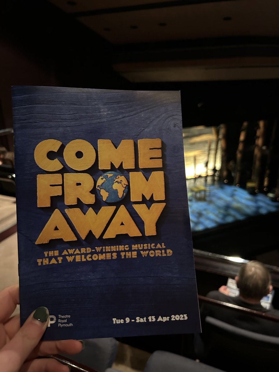 misscleave's tweet photo. Just amazing @TRPlymouth @ComeFromAwayUK 🌎 https://t.co/xyngcjPcAx