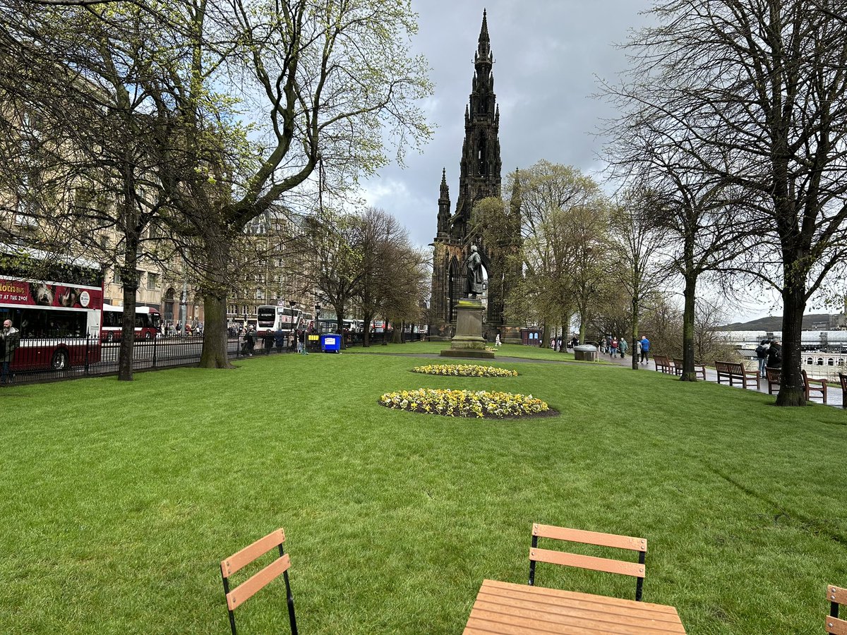 East Princes Street Gardens and the Scott Monument, looking great today. #East #EPSG #Princes #Edinburgh #ScottMonument #Monument #Gardens #Street #Scott