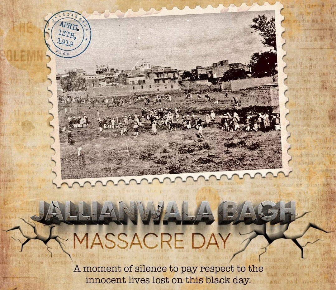 TeamBharat_'s tweet photo. The #JallianwalaBaghMassacre serves as a stark reminder of the atrocities committed during
#BritishColonial rule. We must reflect on this tragic event & strive for a world where such senseless violence is never repeated #AmritsarMassacre
#JallianwalaBagh
@amritabhinder https://t.co/q6fsEq3Efo