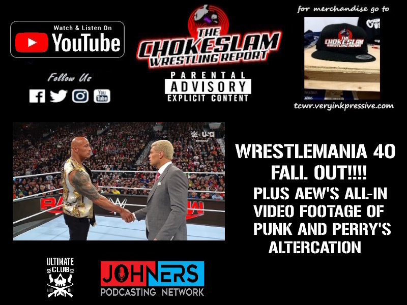 Tomorrow at 12:00pm EST 🚨NEW EPISODE🚨 Wrestlemania 40 Fall Out & ALL IN Video of Punk & Perry: Was This a Good Move by AEW? Ep#191 Click the link: youtu.be/1GBne4c6--I #wweraw #aewdynamite #wwesmackdown #WWE #Wrestlemania40 #AEW #CMpunk #JackPerry Subscribe to the Channel