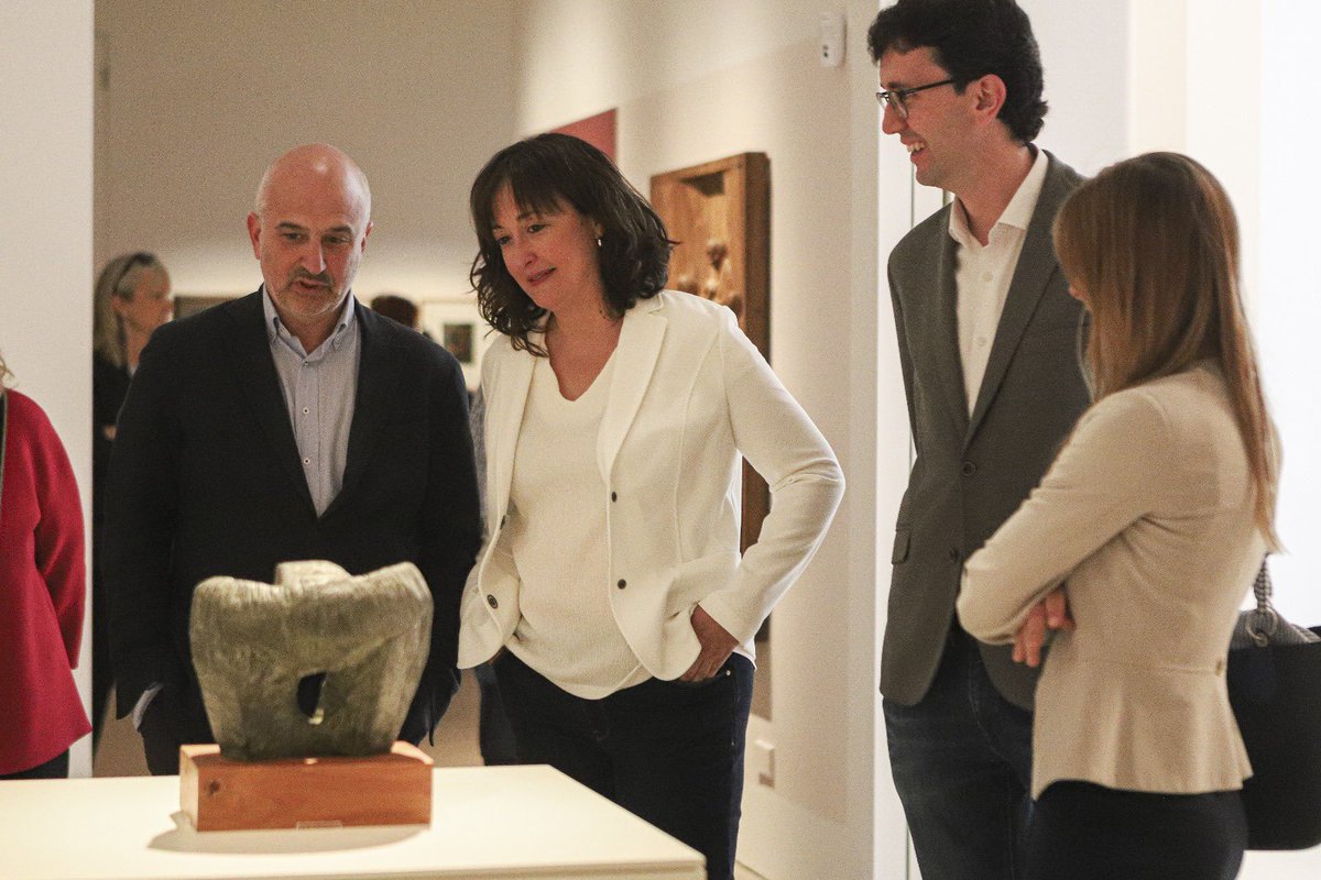 marcsolanes's tweet photo. Avui, a l'obertura esperada del @MuseuMorera. Artistes noguerencs de projecció internacional com Leandre Cristòfol i Benet Rossell, entre els grans noms de l'art modern i contemporani! https://t.co/ElS40XHuRw