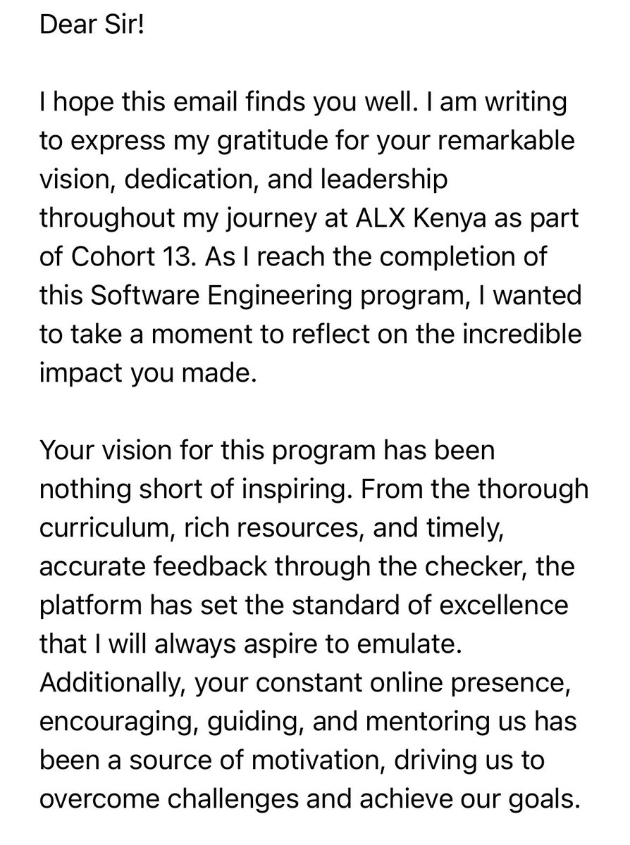 These are the best emails 💙 #ALX_SE @alx_kenya