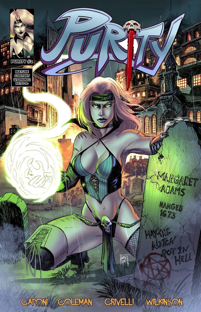 nickcaponiart's tweet photo. https://t.co/UiRQxBoz80

6 days to go to back Purity#2!

For new backers, there are catchup tiers and addons for Physical copies of issue 1 too! 

If you are a fan of books like Avengelyne, Lady Death, Shi, and Witchblade then you should check out Purity!💚

Cover by Ken Hunt https://t.co/N1awOXBvT9