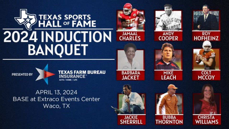 In Waco, TX to represent former Negro Leaguer, Andy Cooper, who is one of 9 Texas sports legends being inducted into the @TXSportsHOF tonight! Cooper pitched primarily for the Detroit Stars & KC Monarchs over his 2-decade career and was inducted into the @baseballhall in ‘06.