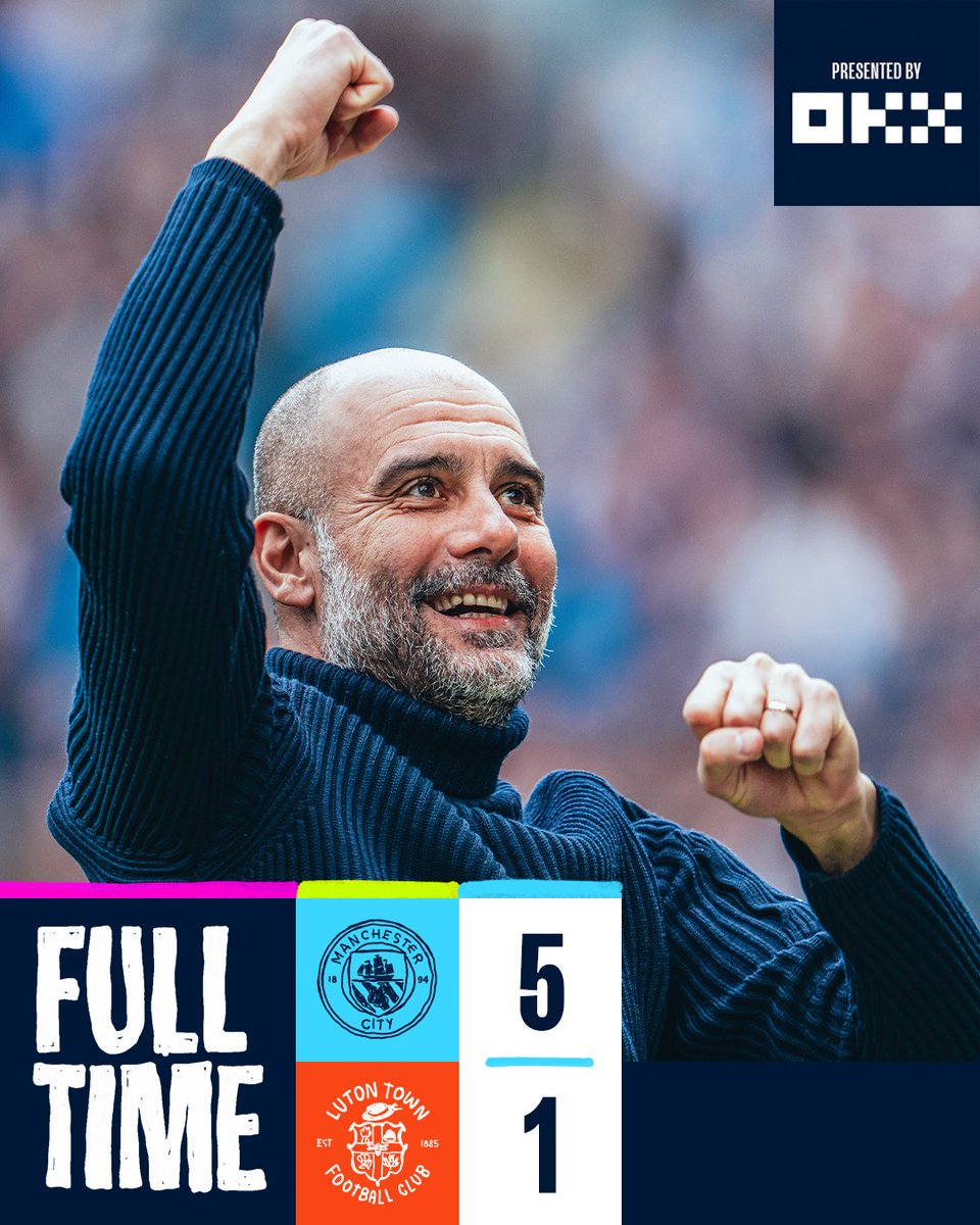ManCity's tweet photo. FULL-TIME | A big home win! 💪

🩵 5-1 👒 #ManCity | @okx | @citcmancity https://t.co/ZUsy9eZnkZ