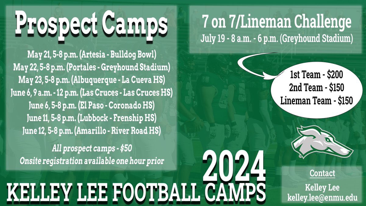 Thanks for the camp invite <a href="/CoachKelleyLee/">Kelley Lee</a> <a href="/CoachWhiteDB1/">Coach White</a>