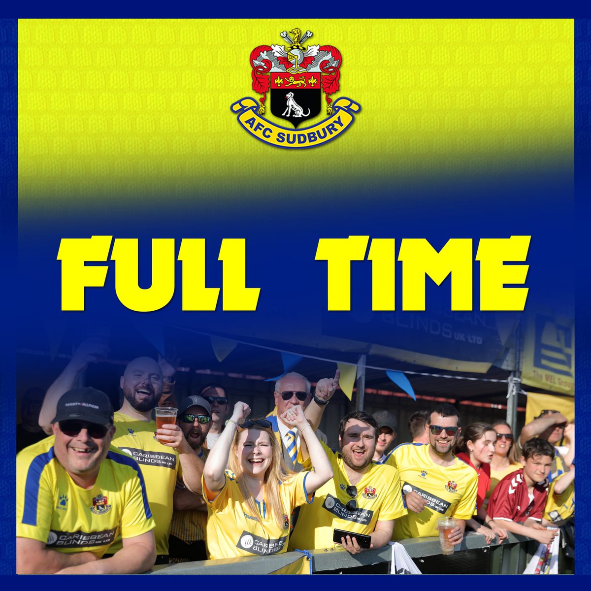 WHAT A WIN
WHAT A CLUB

MARC ABBOTTS YELLOW BLUE ARMY

Bromsgrove Sporting 0-2 AFC Sudbury