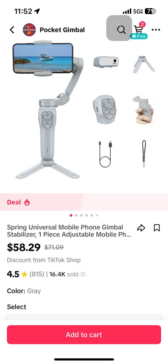 Creators! What’s your essential tool or software that’s a game-changer for landing lucrative campaigns? 

Share your must-haves! 

Im enjoying this cellphone gimbal stabilizer. I’m shooting a ton of B roll with it! 

#UGC #ContentCreators #InfluencerMarketing #DigitalTools