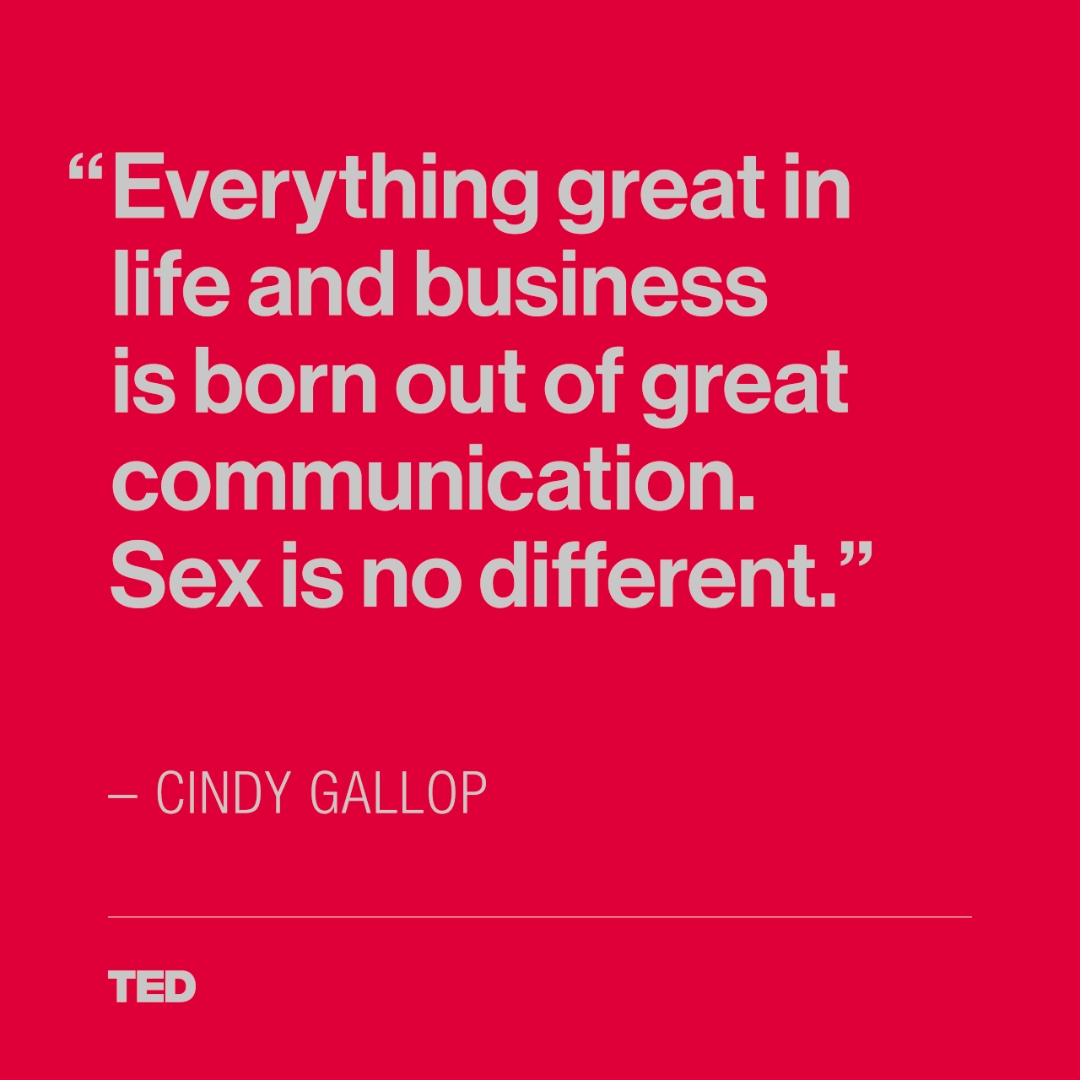 Communication is the key to success in every aspect of life, so why should s*x be any different?⁠

@cindygallop⁠
⁠
#lexisylver #lexual #communication #getlexual
