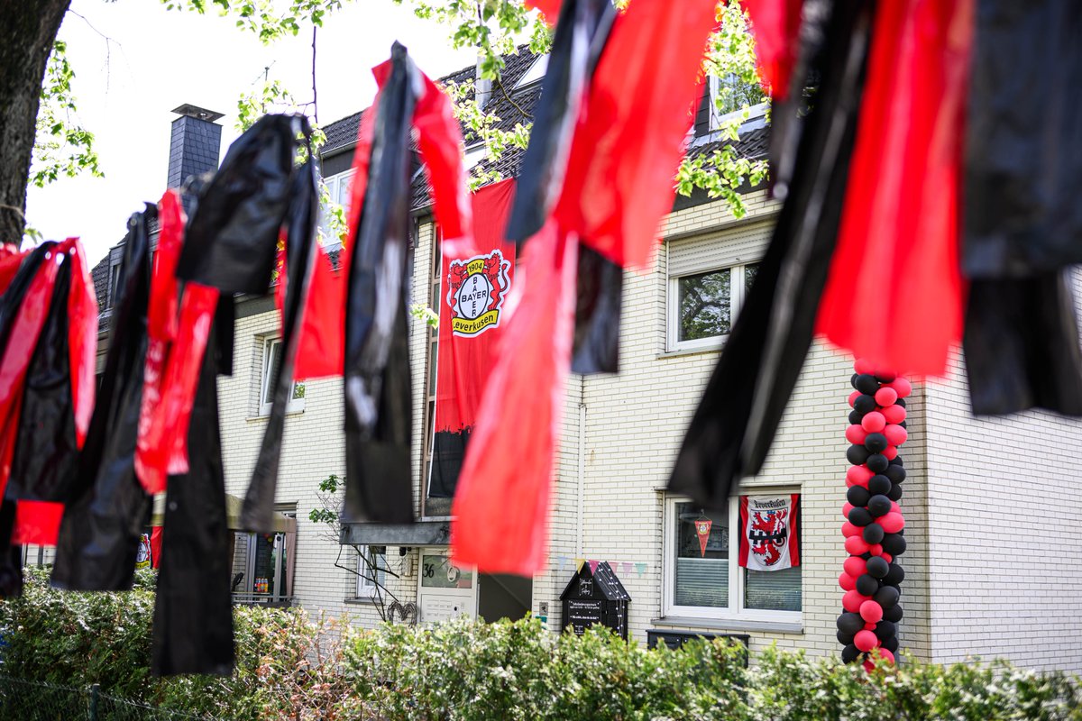 bayer04fussball's tweet photo. ⚫️🔴 Ihr seid doch einfach UNGLAUBLICH! 🫶

#ForOurDream | #Bayer04
