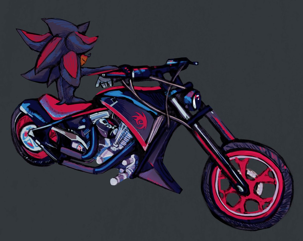 miamoosmoo's tweet photo. the dark rider #ShadowTheHedgehog #fanart https://t.co/VyYj8RDF9O