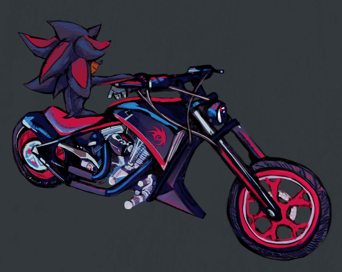 the dark rider #ShadowTheHedgehog #fanart