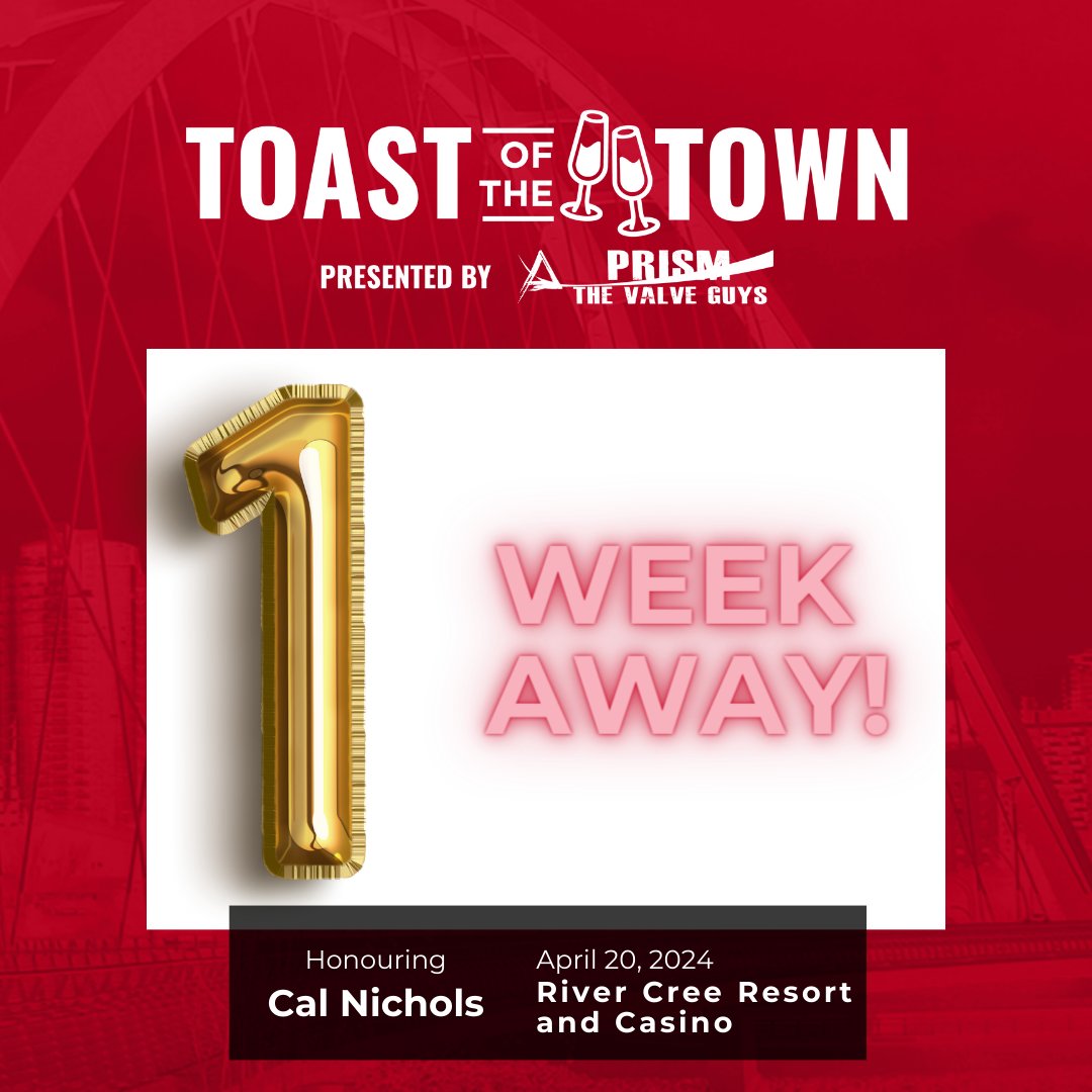 curecancerfnd's tweet photo. #TOTT2024 is only one week away!
📆April 20, 2024 📆
📍 @RiverCreeCasino 📍

If you can't attend, @curecancerfnd and @albertacancer have set up a way for you to support this important cause.

Learn more here: https://t.co/OFoMqhNbof

#toastofthetown #LetsGoOilers #cancer https://t.co/miQSj6kGvQ