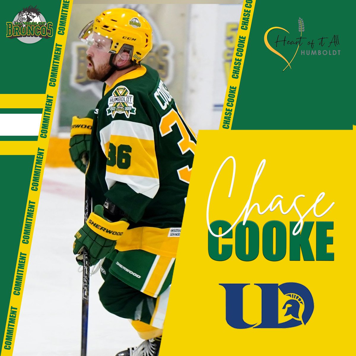 HumboldtBroncos's tweet photo. 🚨#TeamTransaction sponsored by @CityofHumboldt_  🚨

Broncos’ veteran defenseman Chase Cooke has committed to the University of Dubuque (NCAA Div III) to continue his hockey and academic career for the 2024-25 season.

👇Read all about it here 👇
https://t.co/YLXimIdTB6 https://t.co/ASP5jEnLZ3