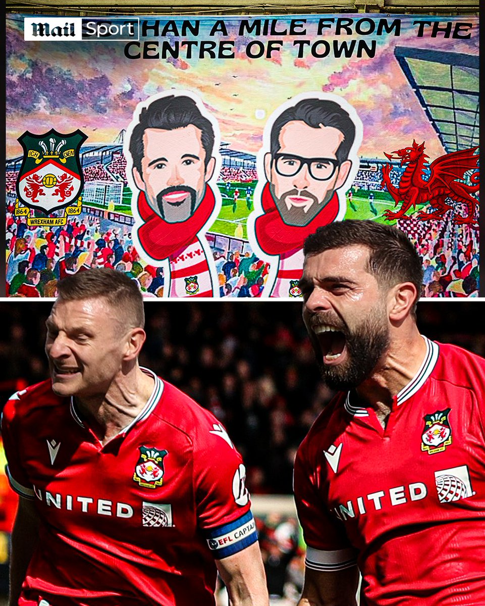 🚨 WREXHAM ARE PROMOTED TO LEAGUE ONE 🚨 @VancityReynolds and @RMcElhenney have done it once again! 🤩
