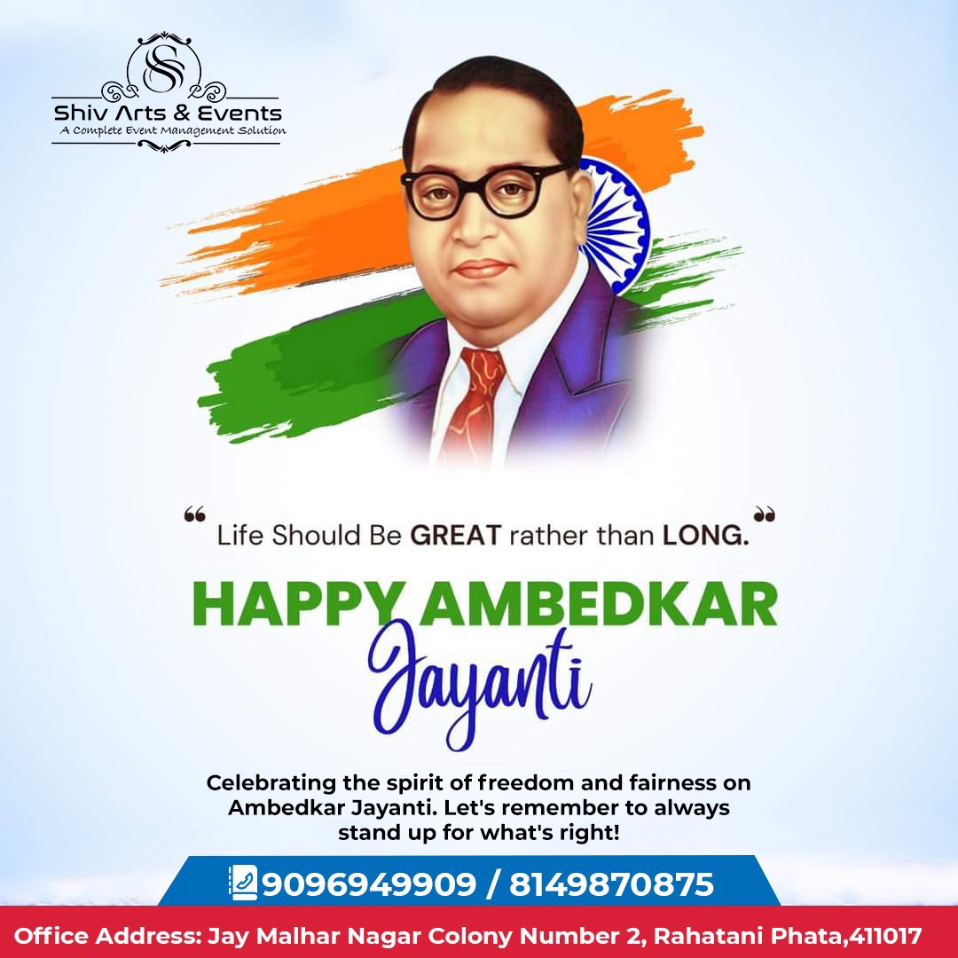Shiv_events's tweet photo. Remembering the visionary leader on his birth anniversary. Dr. Babasaheb Ambedkar's legacy of social justice and equality continues to inspire generations. 🙏💐

#AmbedkarJayanti #EqualityForAll #SocialJustice #Inspiration #Legacy https://t.co/LnTdcSk3yp